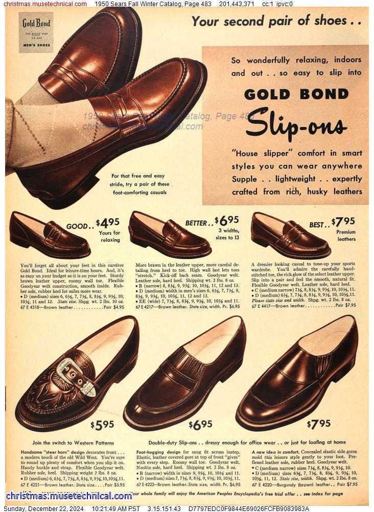 1950 Sears Fall Winter Catalog, Page 483