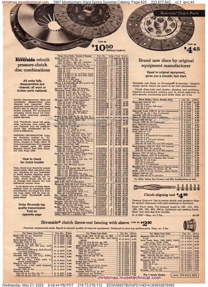 1967 Montgomery Ward Spring Summer Catalog, Page 625
