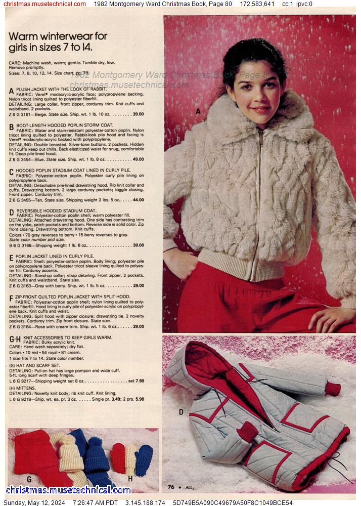 1982 Montgomery Ward Christmas Book, Page 80
