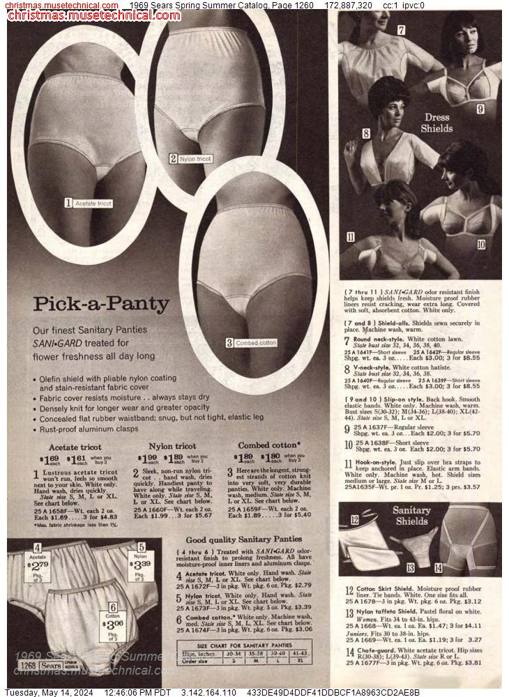 1969 Sears Spring Summer Catalog, Page 1260