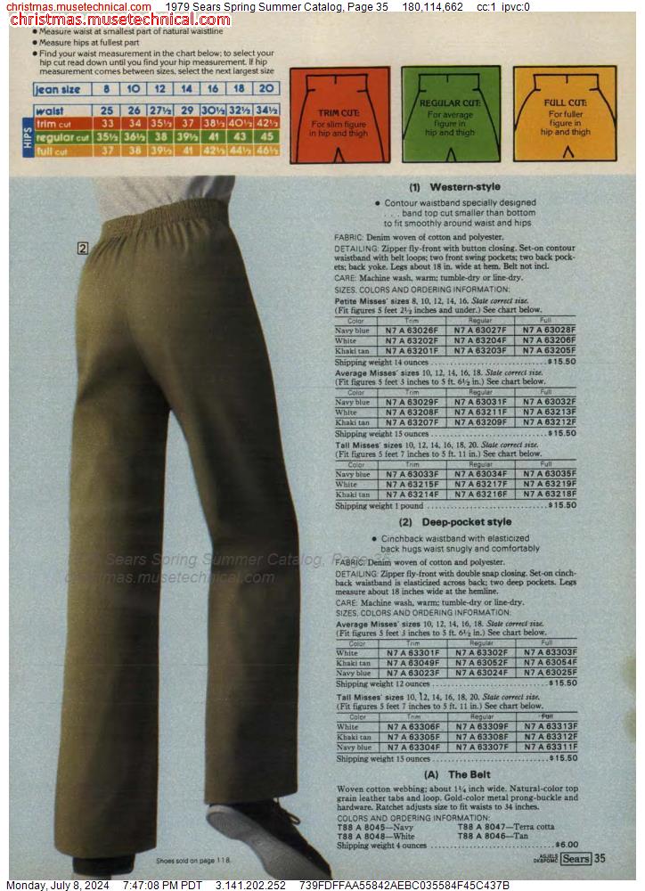1979 Sears Spring Summer Catalog, Page 35