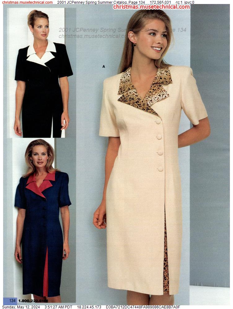 2001 JCPenney Spring Summer Catalog, Page 134