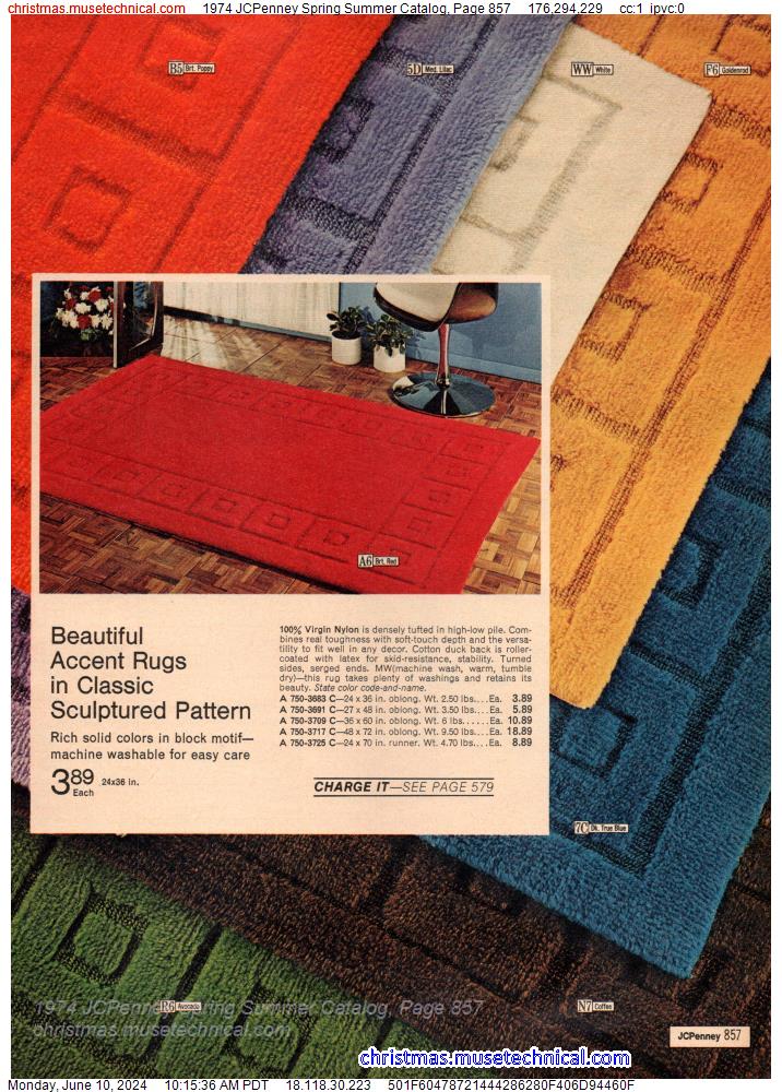 1974 JCPenney Spring Summer Catalog, Page 857