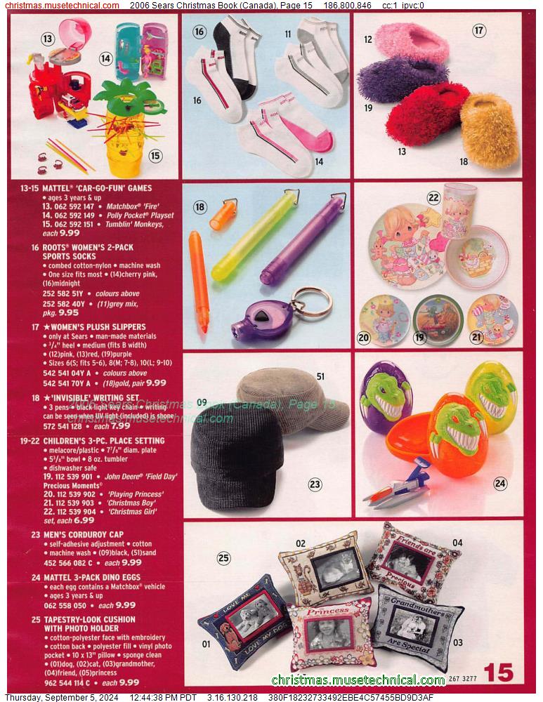 2006 Sears Christmas Book (Canada), Page 15