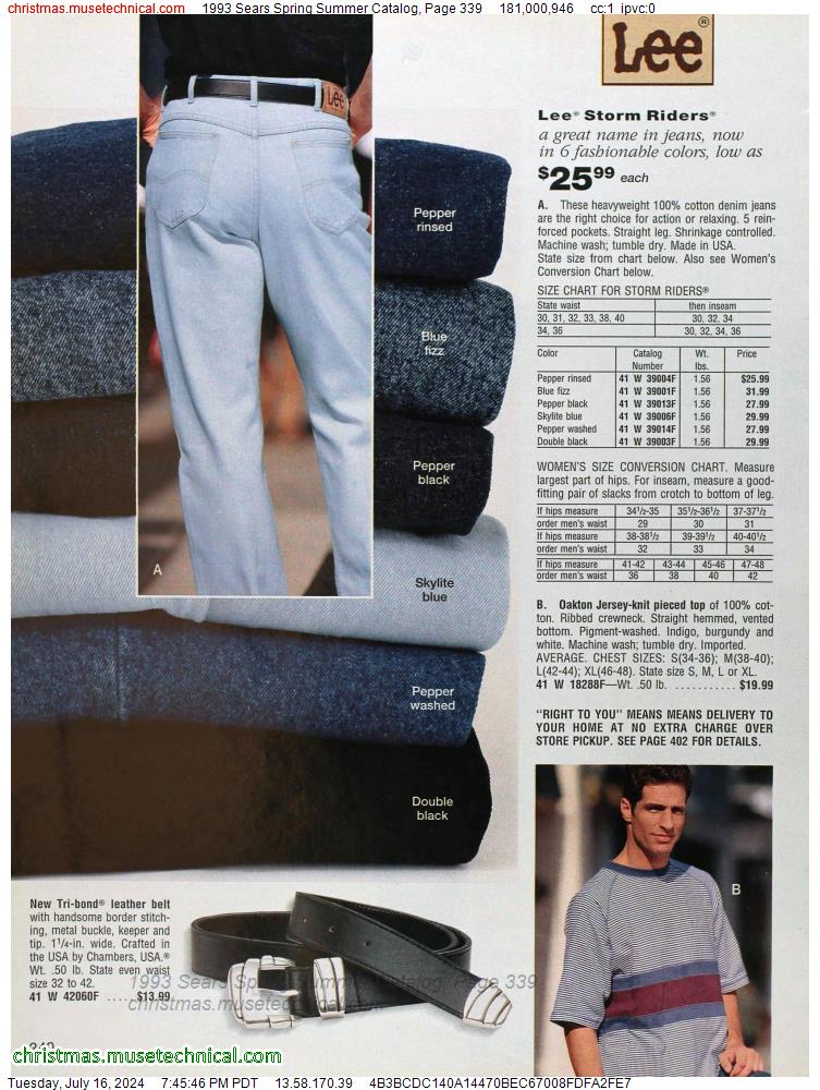 1993 Sears Spring Summer Catalog, Page 339