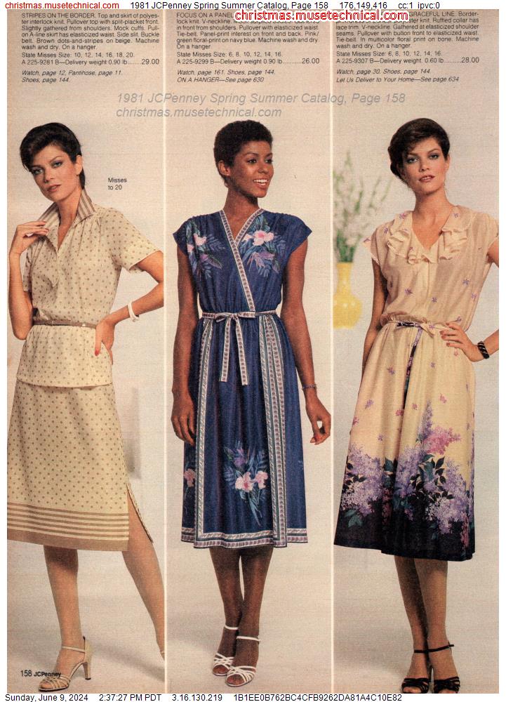 1981 JCPenney Spring Summer Catalog, Page 158