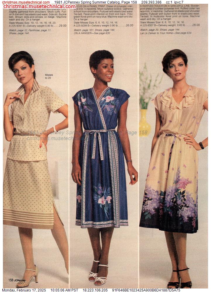 1981 JCPenney Spring Summer Catalog, Page 158