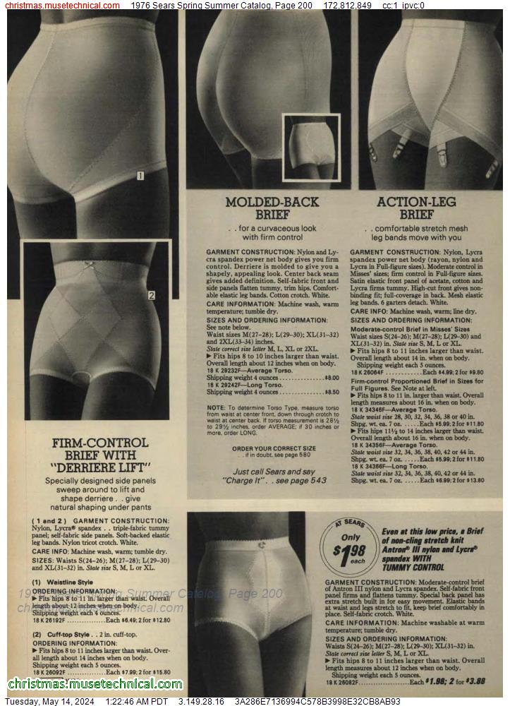 1976 Sears Spring Summer Catalog, Page 200