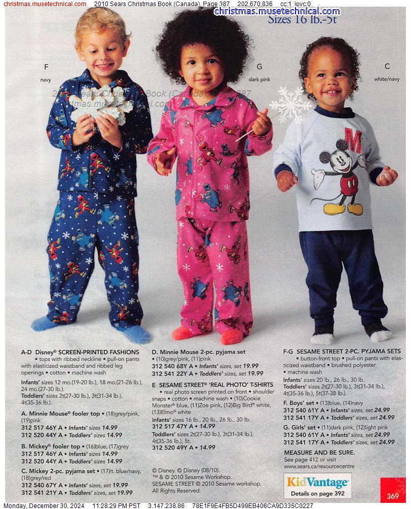 2010 Sears Christmas Book (Canada), Page 387