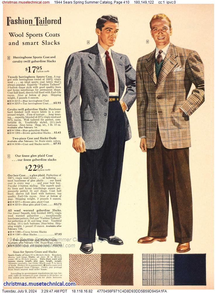 1944 Sears Spring Summer Catalog, Page 410