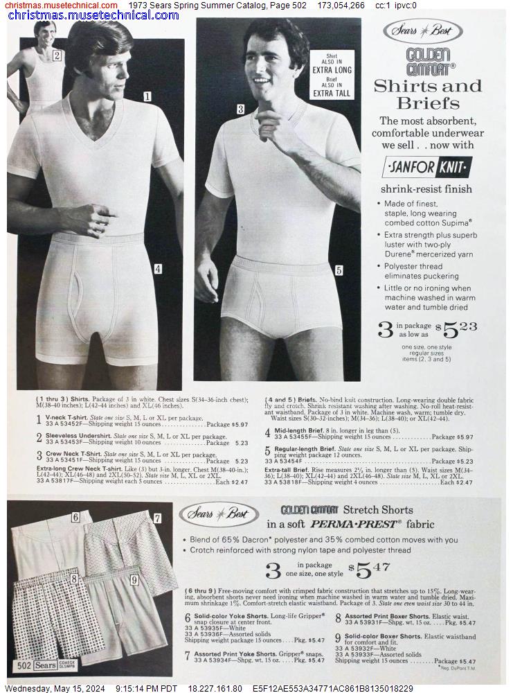 1973 Sears Spring Summer Catalog, Page 502