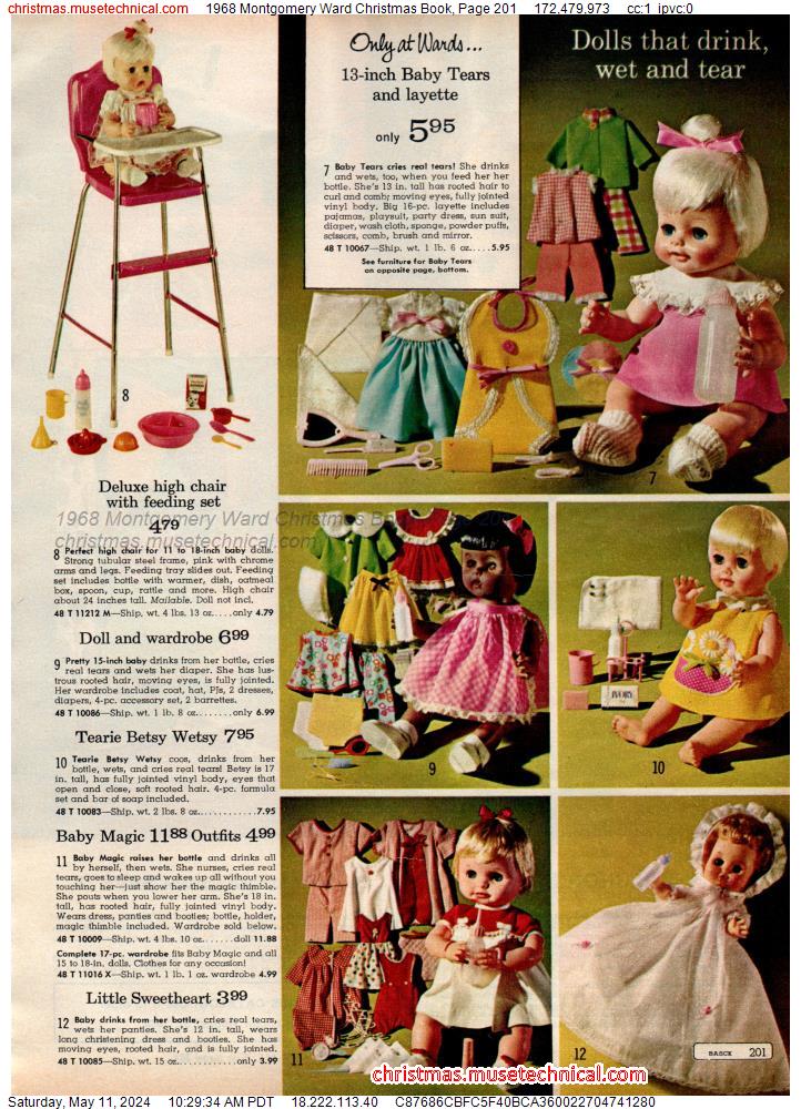 1968 Montgomery Ward Christmas Book, Page 201