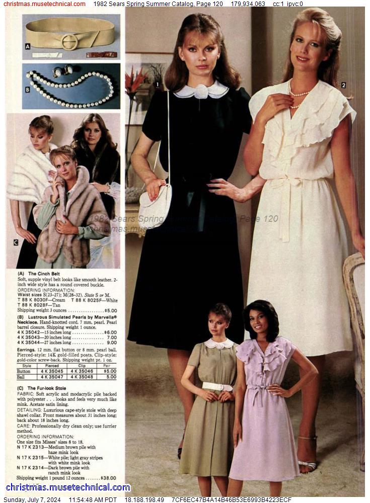1982 Sears Spring Summer Catalog, Page 120