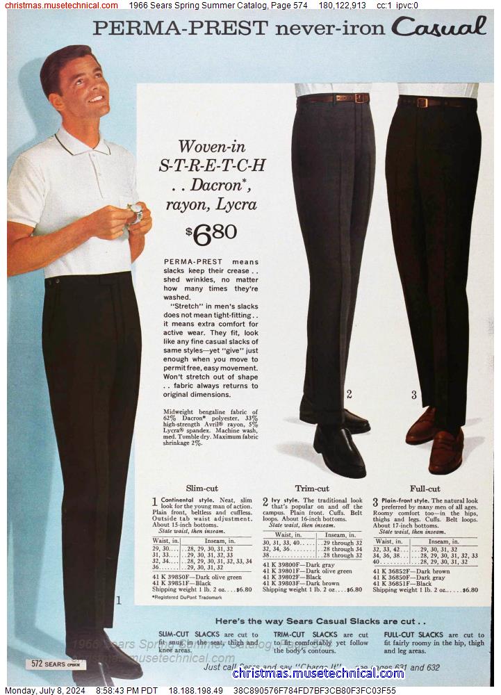 1966 Sears Spring Summer Catalog, Page 574