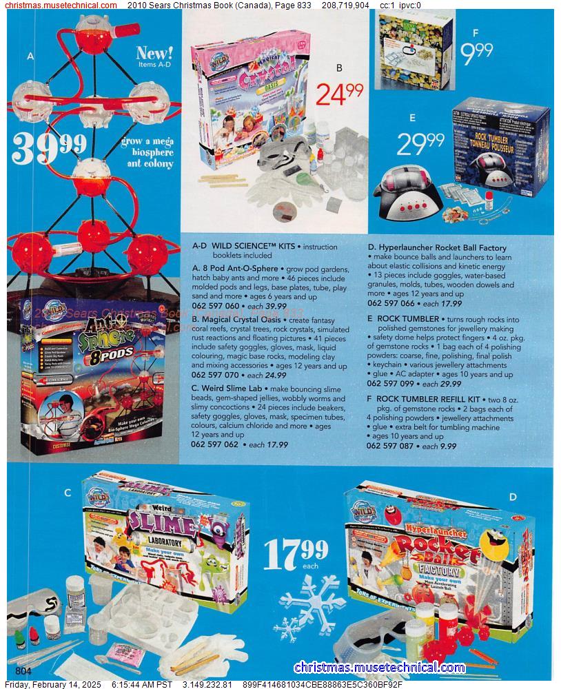 2010 Sears Christmas Book (Canada), Page 833