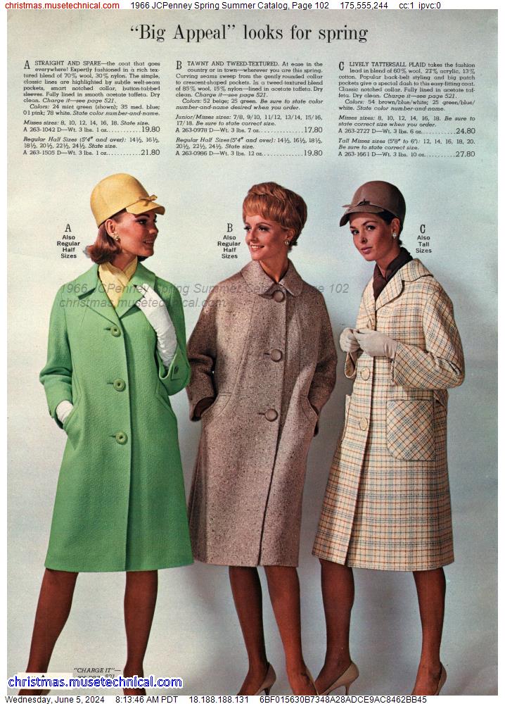 1966 JCPenney Spring Summer Catalog, Page 102