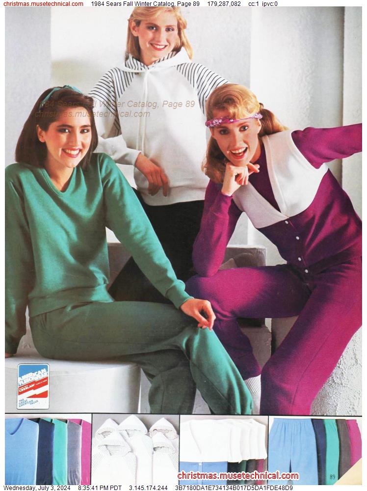 1984 Sears Fall Winter Catalog, Page 89