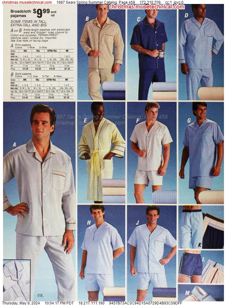 1987 Sears Spring Summer Catalog, Page 459