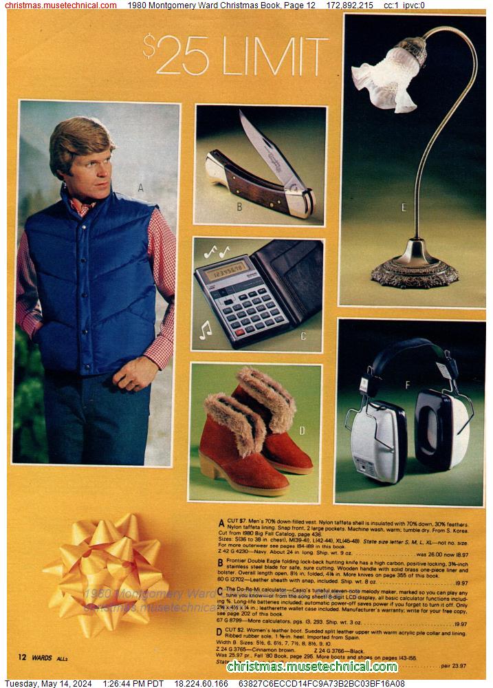 1980 Montgomery Ward Christmas Book, Page 12