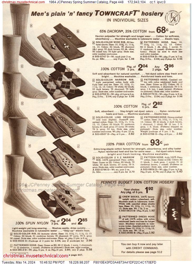 1964 JCPenney Spring Summer Catalog, Page 448