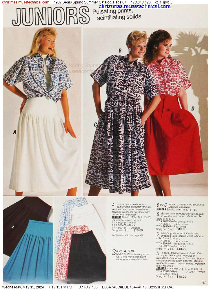 1987 Sears Spring Summer Catalog, Page 67