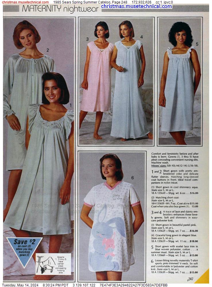 1985 Sears Spring Summer Catalog, Page 248
