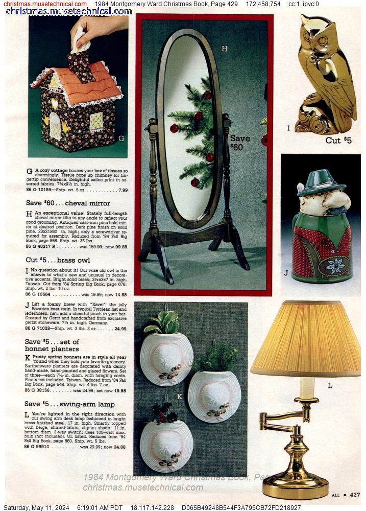 1984 Montgomery Ward Christmas Book, Page 429