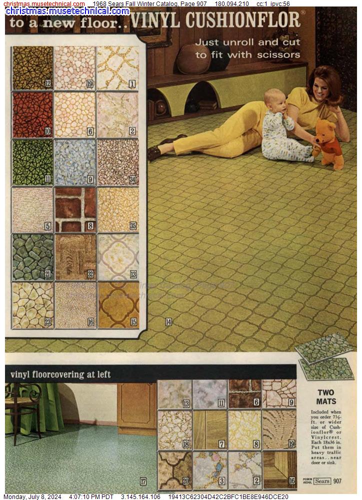 1968 Sears Fall Winter Catalog, Page 907