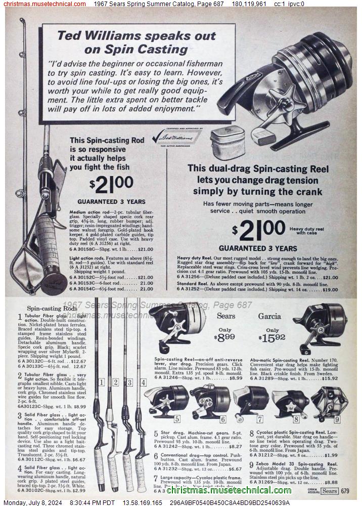 1967 Sears Spring Summer Catalog, Page 687
