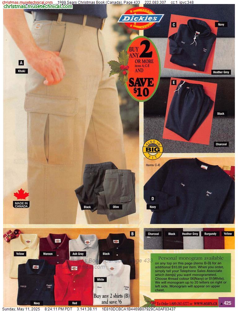 1999 Sears Christmas Book (Canada), Page 433