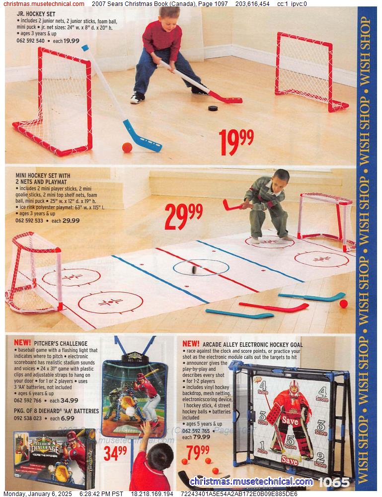 2007 Sears Christmas Book (Canada), Page 1097