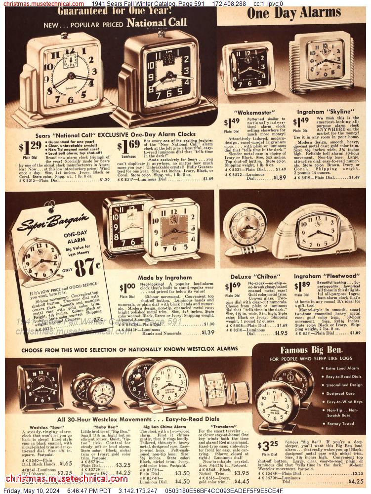 1941 Sears Fall Winter Catalog, Page 591