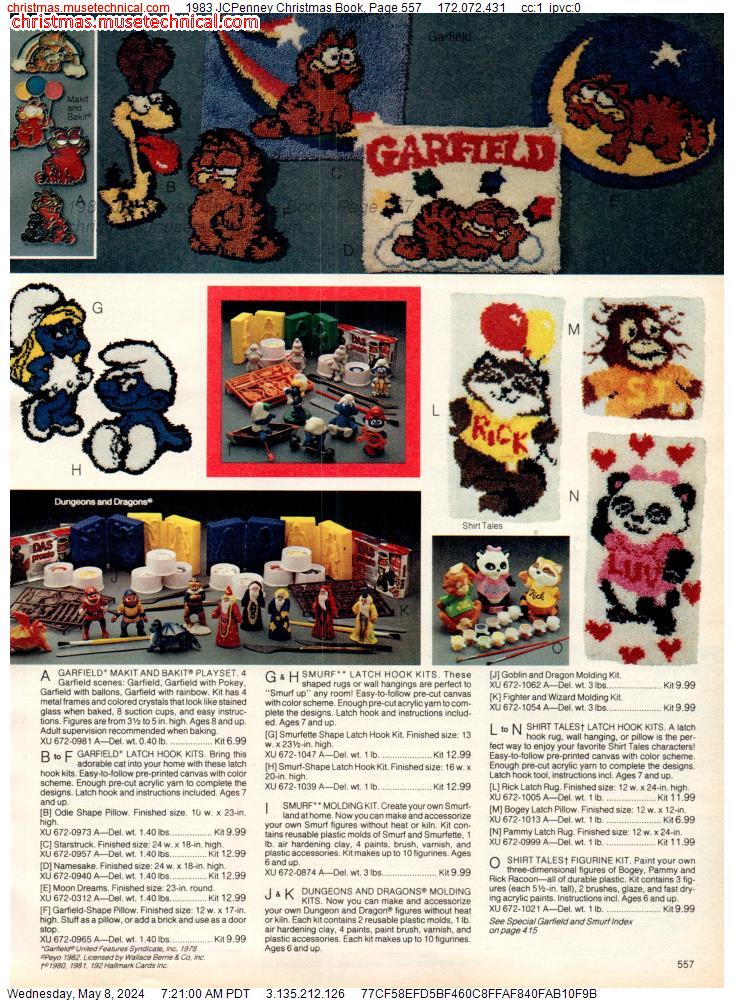 1983 JCPenney Christmas Book, Page 557