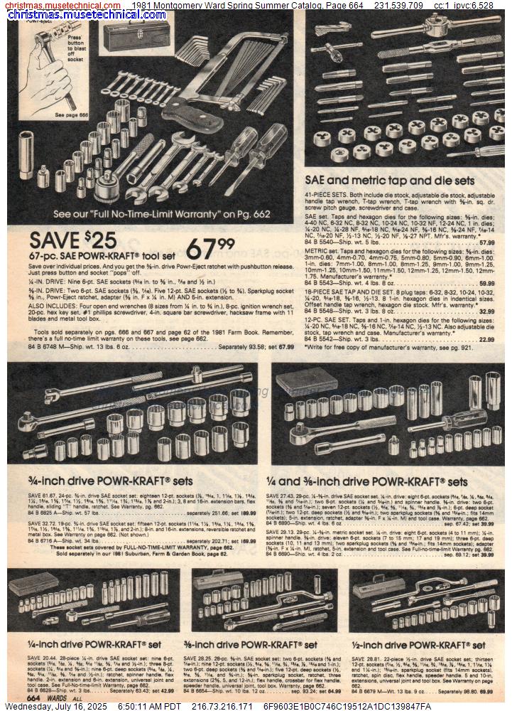 1981 Montgomery Ward Spring Summer Catalog, Page 664