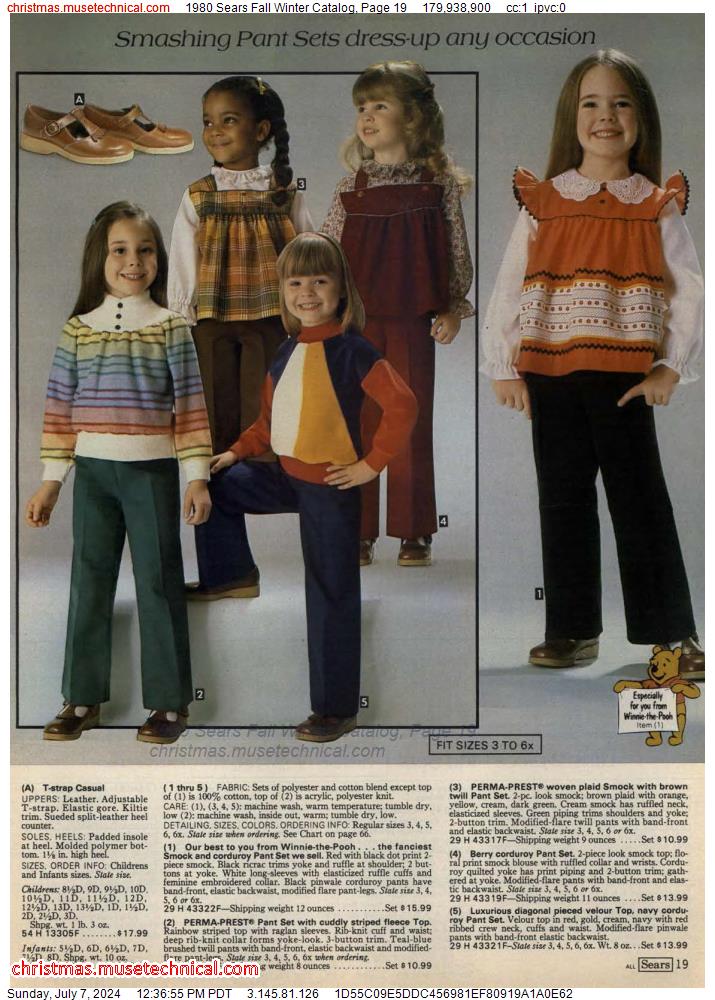 1980 Sears Fall Winter Catalog, Page 19