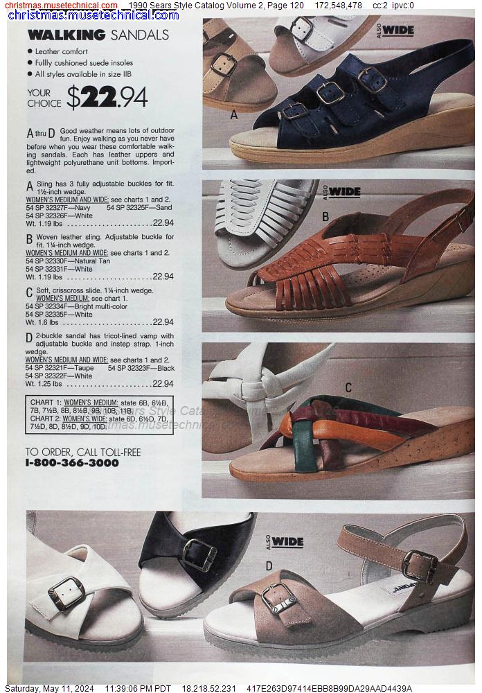 1990 Sears Style Catalog Volume 2, Page 120
