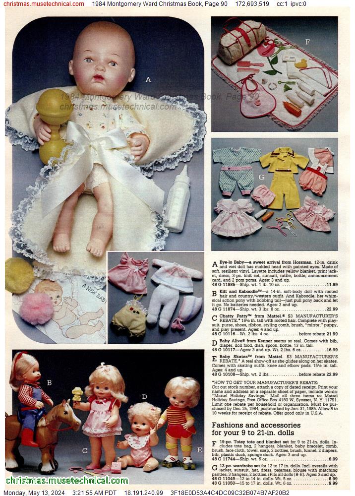 1984 Montgomery Ward Christmas Book, Page 90