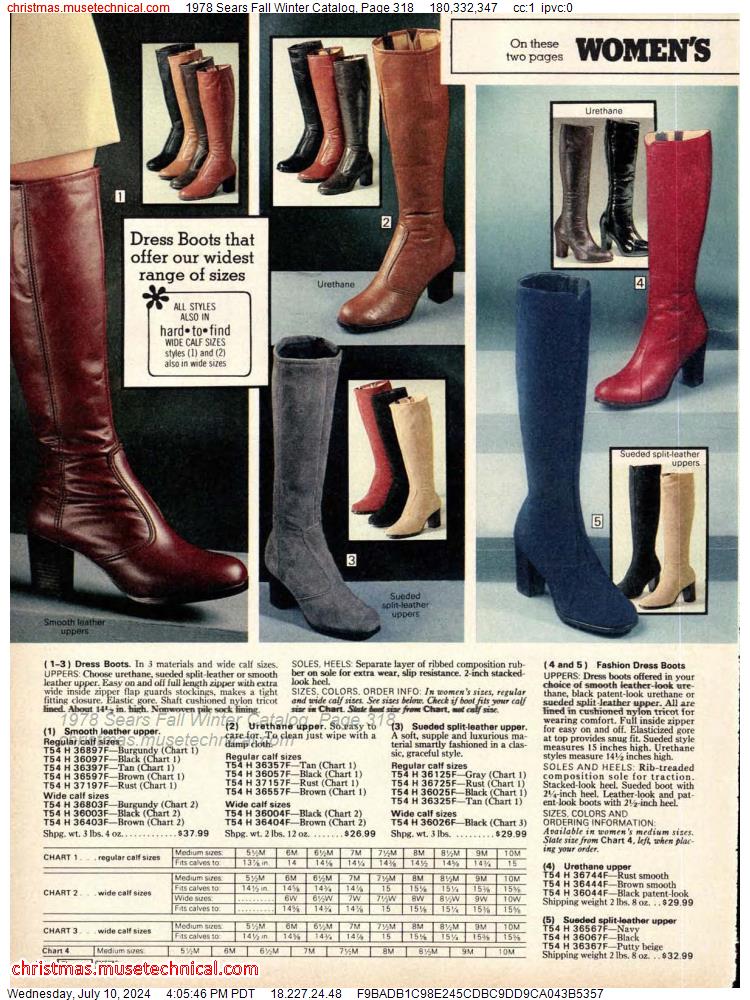 1978 Sears Fall Winter Catalog, Page 318
