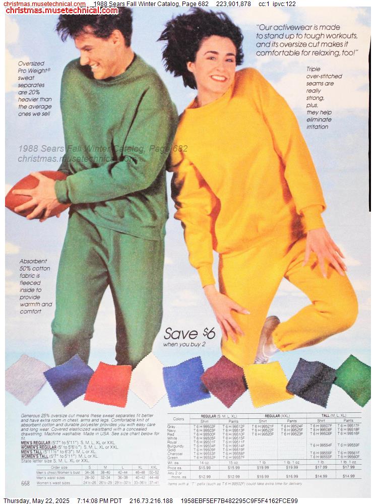 1988 Sears Fall Winter Catalog, Page 682