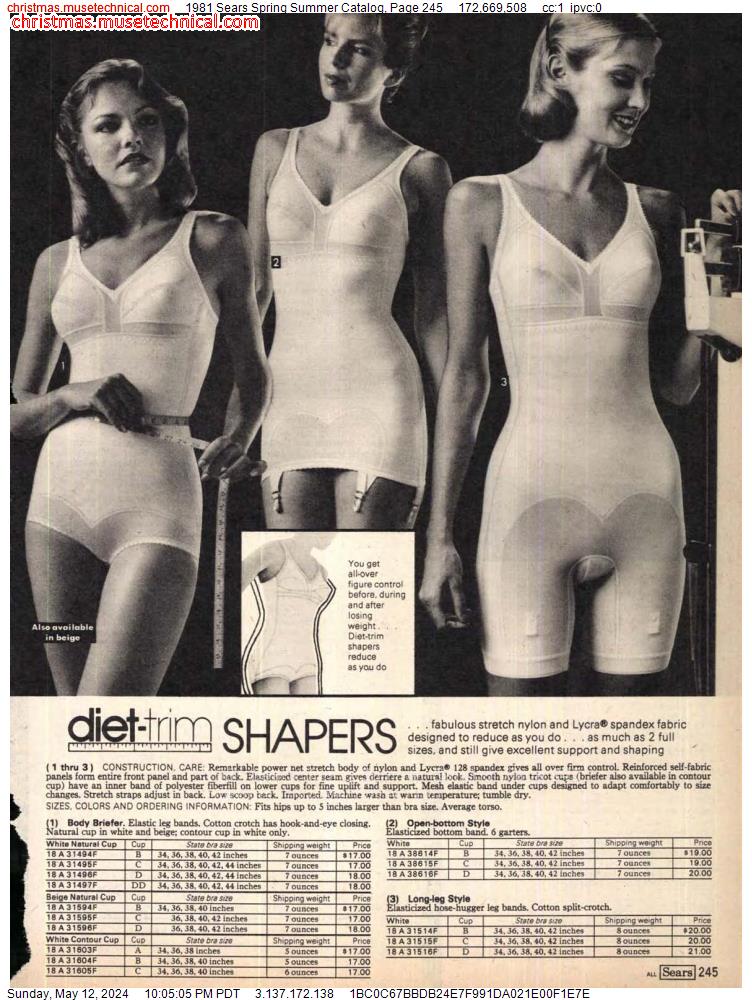1981 Sears Spring Summer Catalog, Page 245