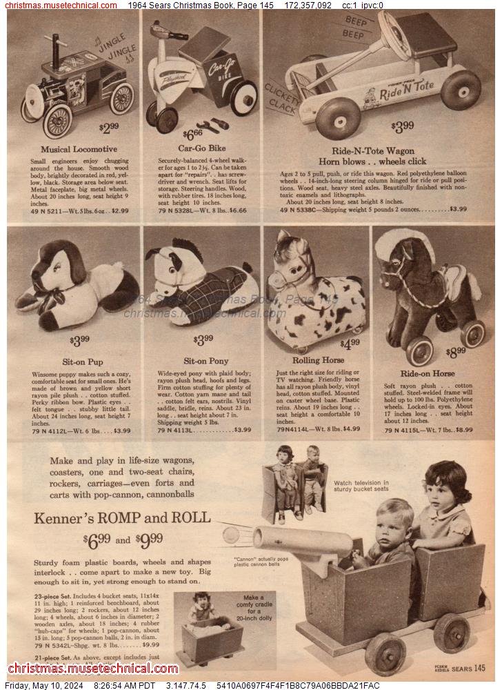 1964 Sears Christmas Book, Page 145