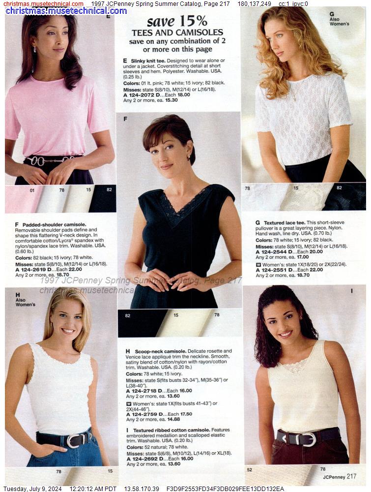 1997 JCPenney Spring Summer Catalog, Page 217