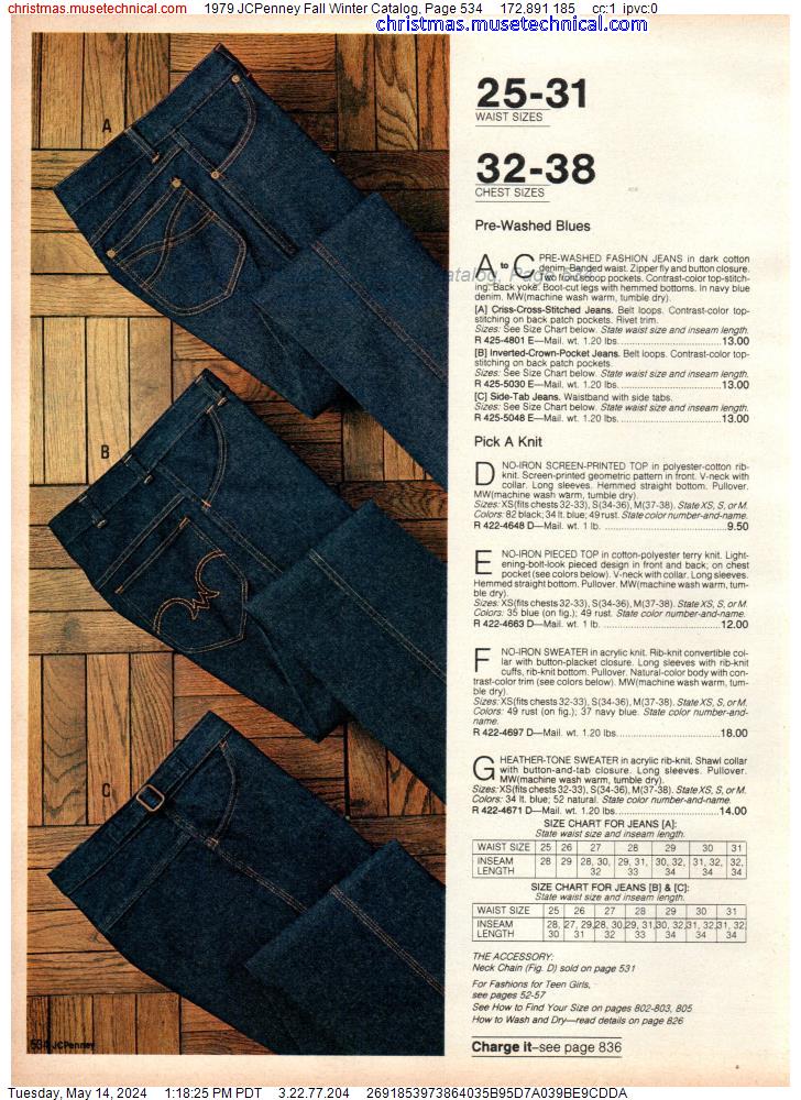 1979 JCPenney Fall Winter Catalog, Page 534