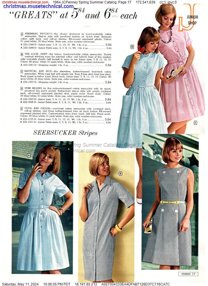 1964 JCPenney Spring Summer Catalog, Page 17