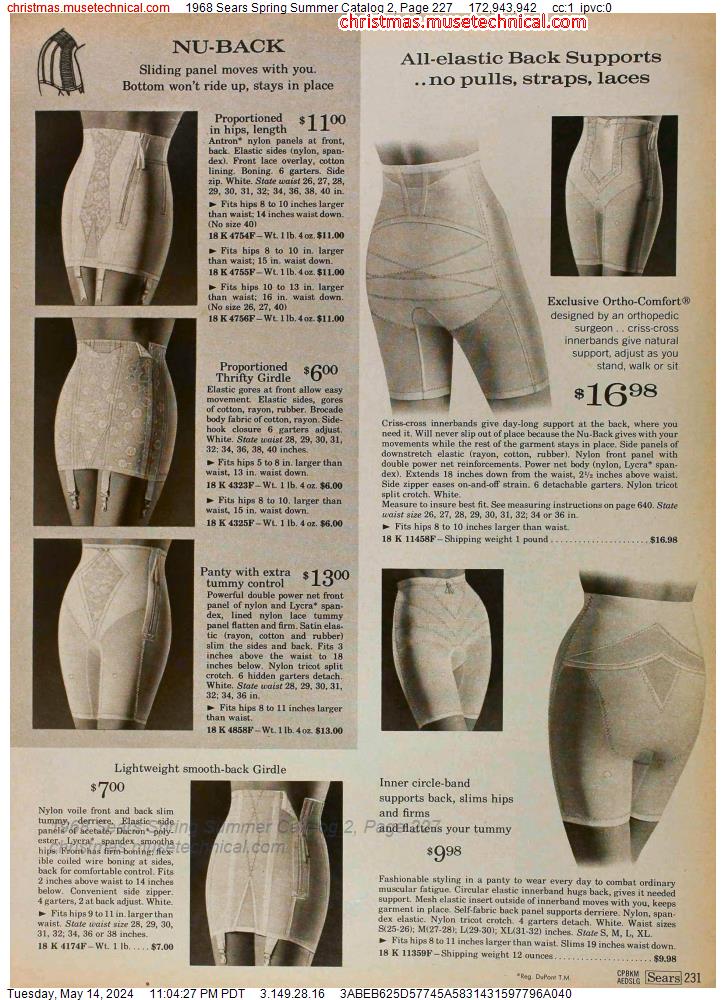 1968 Sears Spring Summer Catalog 2, Page 227