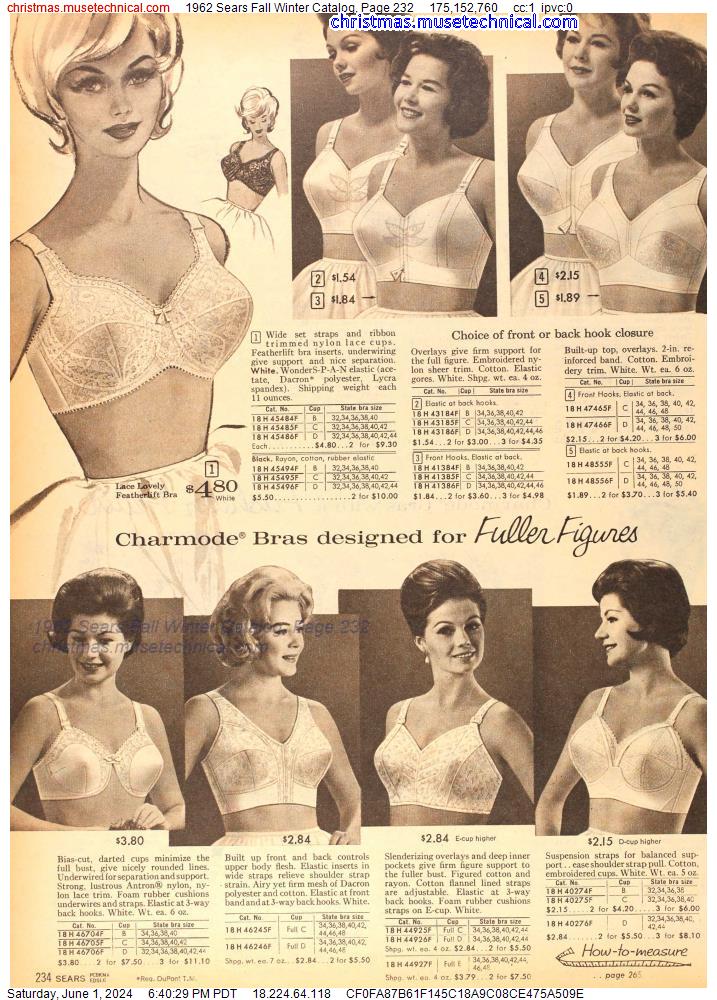 1962 Sears Fall Winter Catalog, Page 232