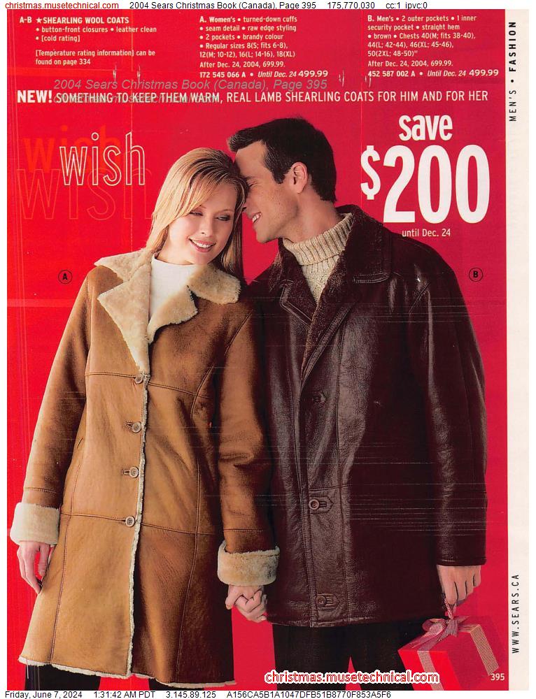 2004 Sears Christmas Book (Canada), Page 395