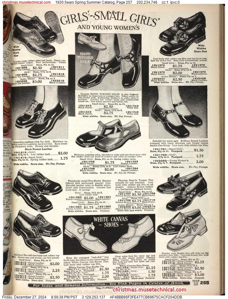 1930 Sears Spring Summer Catalog, Page 257