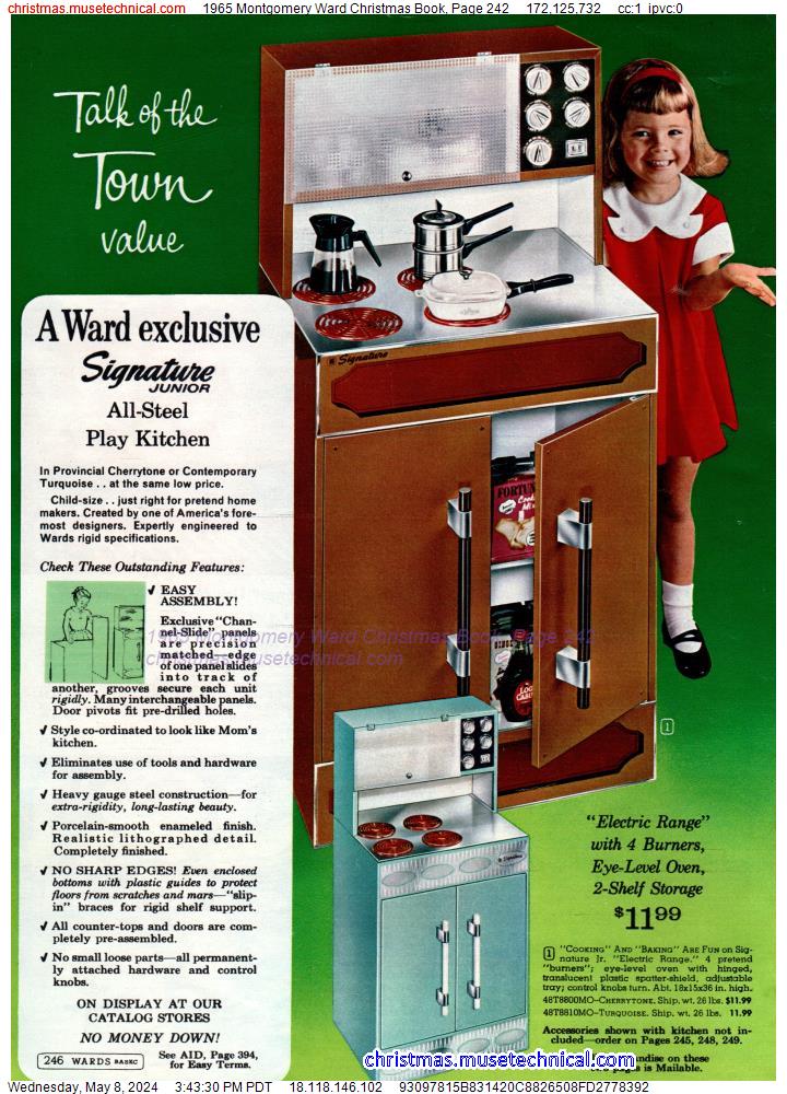 1965 Montgomery Ward Christmas Book, Page 242