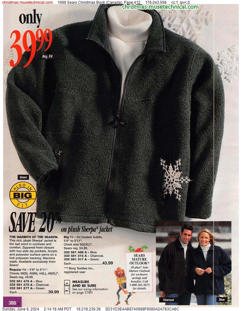 1998 Sears Christmas Book (Canada), Page 412